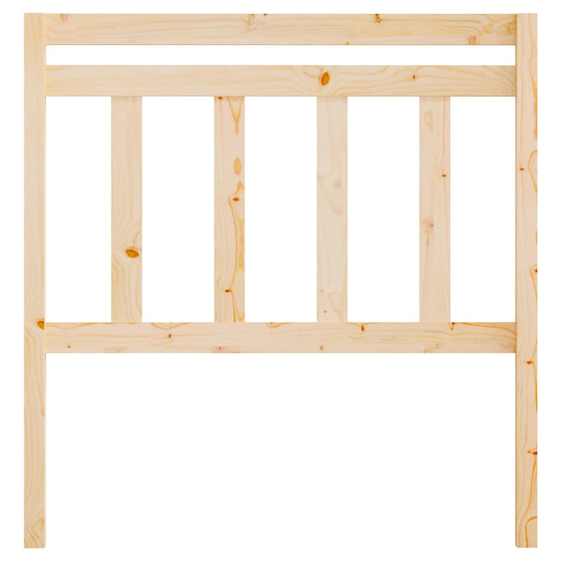 vidaXL tömör fenyőfa ágyfejtámla 106 x 4 x 100 cm