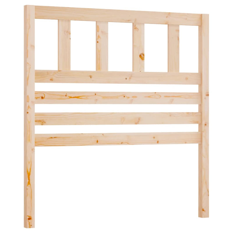 vidaXL tömör fenyőfa ágyfejtámla 96 x 4 x 100 cm