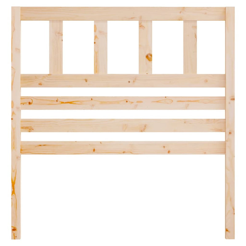 vidaXL tömör fenyőfa ágyfejtámla 96 x 4 x 100 cm
