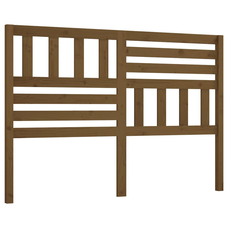 vidaXL mézbarna tömör fenyőfa ágyfejtámla 166 x 4 x 100 cm