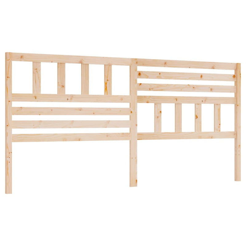 vidaXL tömör fenyőfa ágyfejtámla 206 x 4 x 100 cm