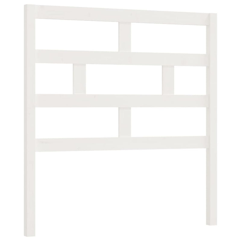 vidaXL fehér tömör fenyőfa ágyfejtámla 81 x 4 x 100 cm