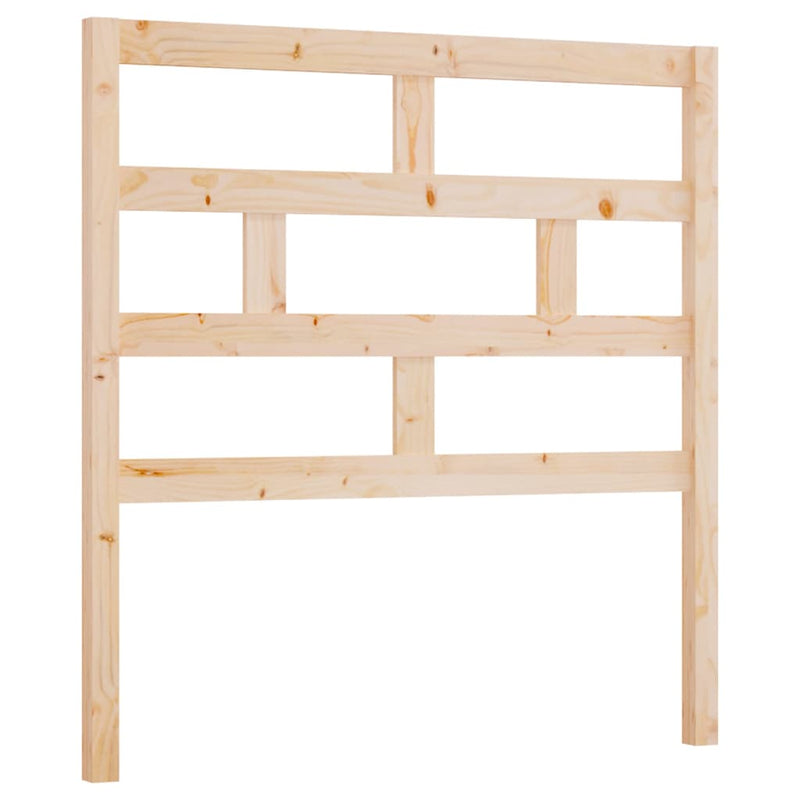 vidaXL tömör fenyőfa ágyfejtámla 106 x 4 x 100 cm