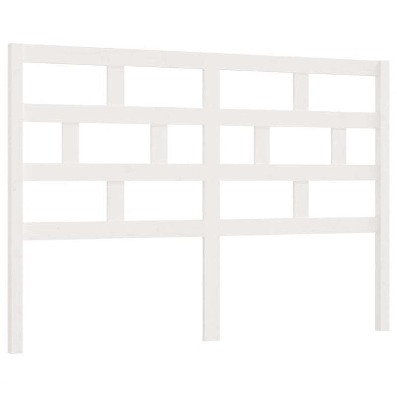 vidaXL fehér tömör fenyőfa ágyfejtámla 156 x 4 x 100 cm