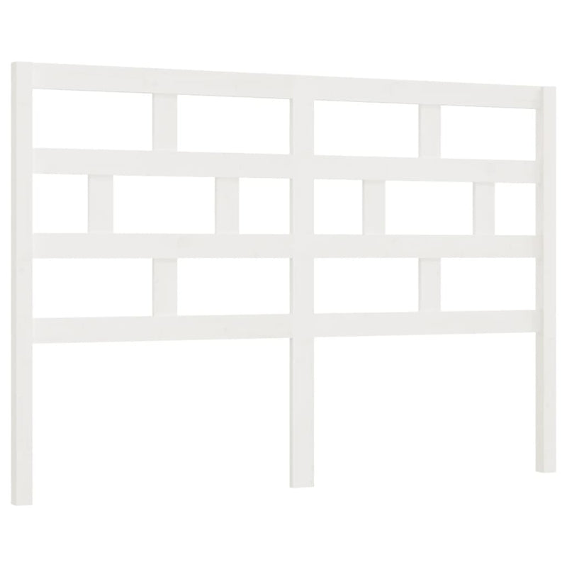 vidaXL fehér tömör fenyőfa ágyfejtámla 166 x 4 x 100 cm