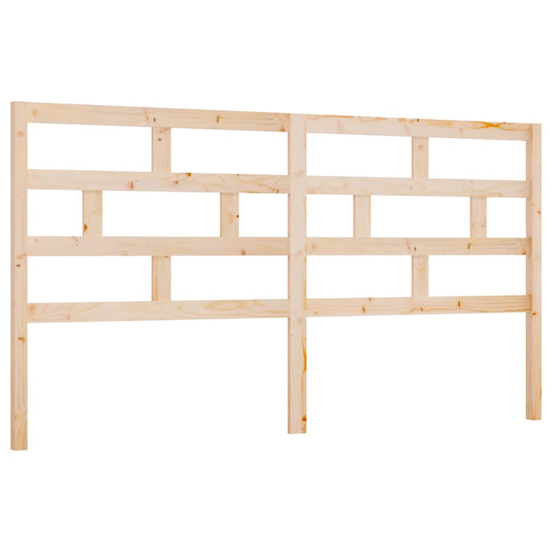 vidaXL tömör fenyőfa ágy fejtámla 206 x 4 x 100 cm