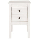 vidaXL 2 darab fehér tömör fenyőfa éjjeliszekrény 40 x 35 x 61,5 cm