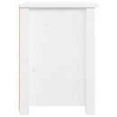 vidaXL 2 darab fehér tömör fenyőfa éjjeliszekrény 40 x 35 x 49 cm