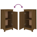 vidaXL mézbarna tömör fenyőfa tálalószekrény 39x35x80 cm