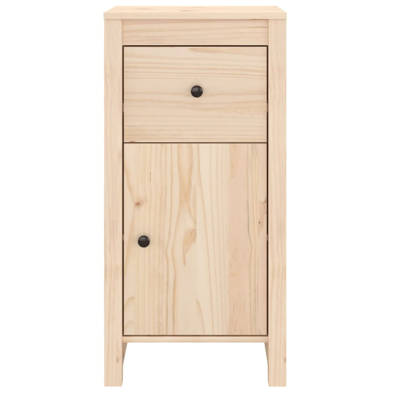 vidaXL 2 db tömör fenyőfa tálalószekrény 40 x 35 x 80 cm