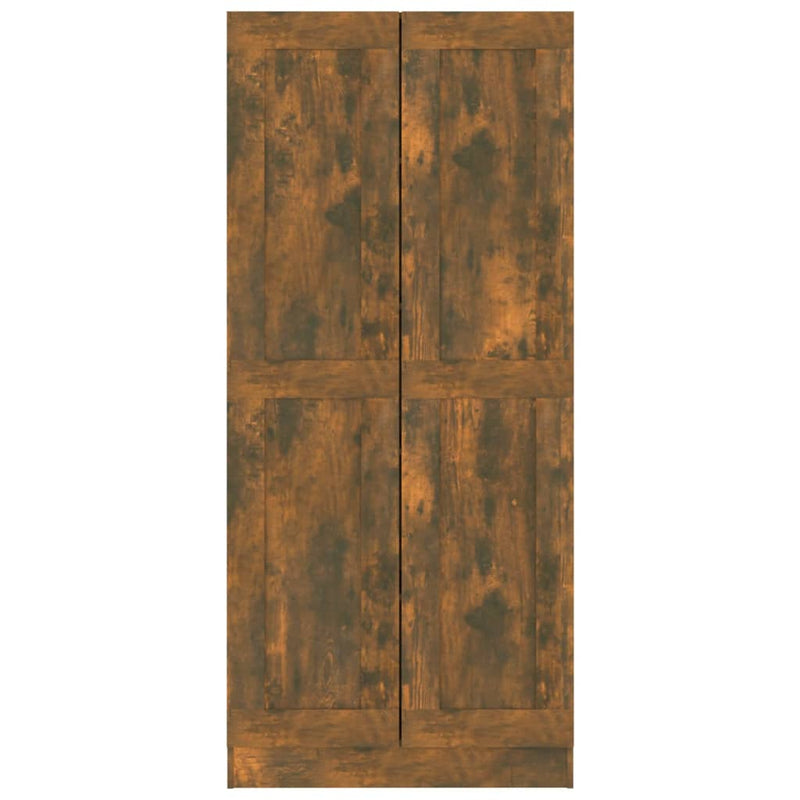 vidaXL füstös tölgy színű fa fürdőszobaszekrény 82,5x30,5x185,5 cm
