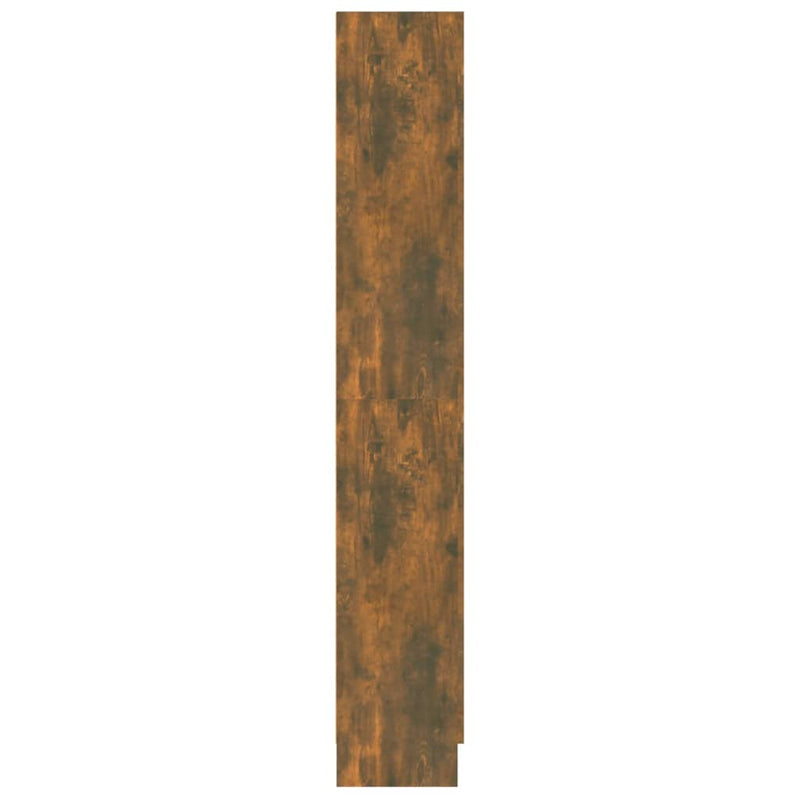 vidaXL füstös tölgy színű fa fürdőszobaszekrény 82,5x30,5x185,5 cm