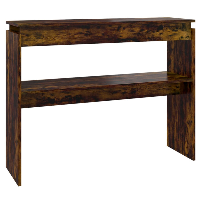 vidaXL füstös tölgy színű szerelt fa tálalóasztal 102 x 30 x 80 cm