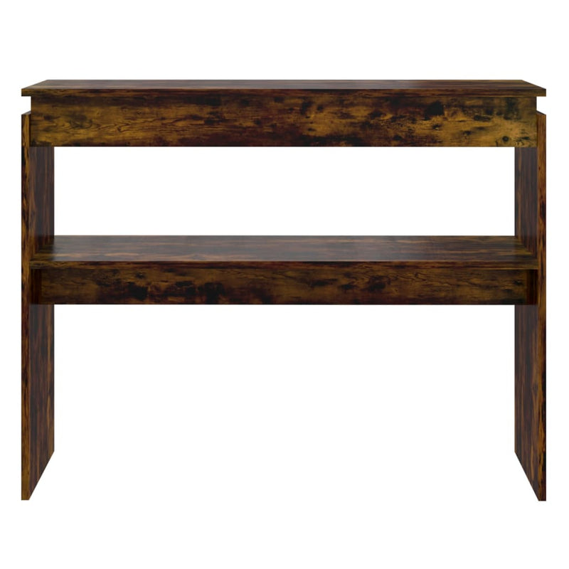vidaXL füstös tölgy színű szerelt fa tálalóasztal 102 x 30 x 80 cm