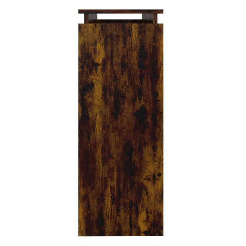 vidaXL füstös tölgy színű szerelt fa tálalóasztal 102 x 30 x 80 cm