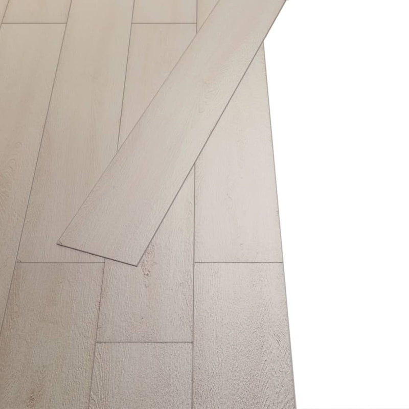 vidaXL klasszikus fehér tölgy öntapadó PVC padlóburkolók 2,51 m² 2 mm