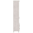 vidaXL HAMAR fehér tömör fenyőfa tálalószekrény