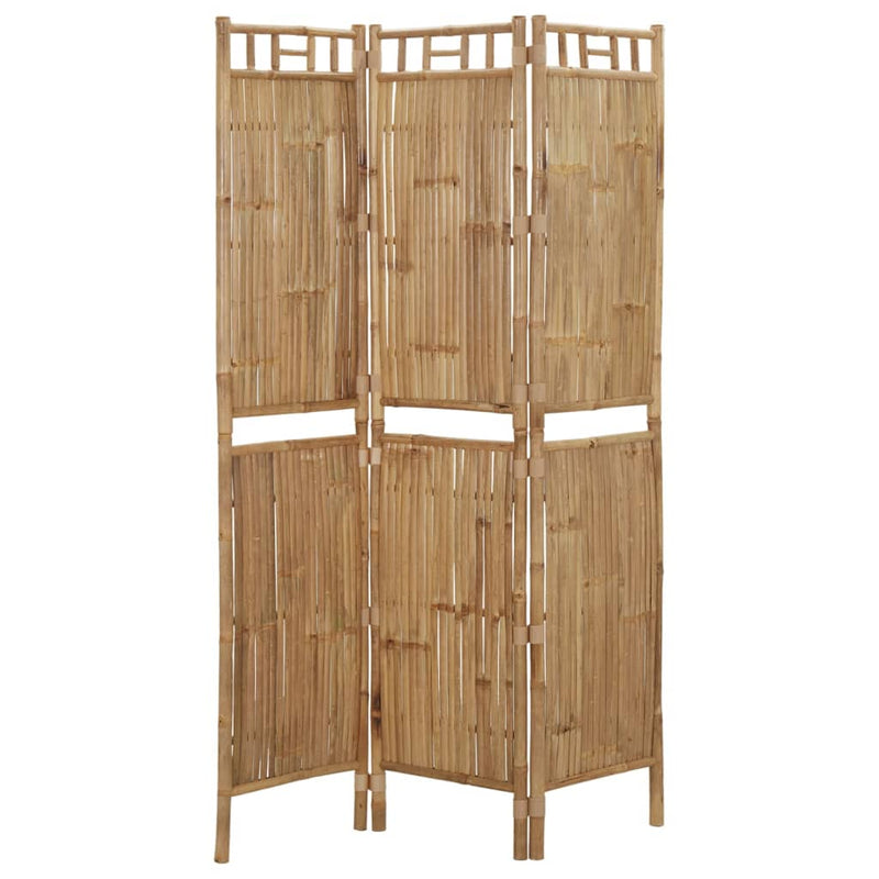 vidaXL 3 paneles bambusz térelválasztó 120 x 180 cm