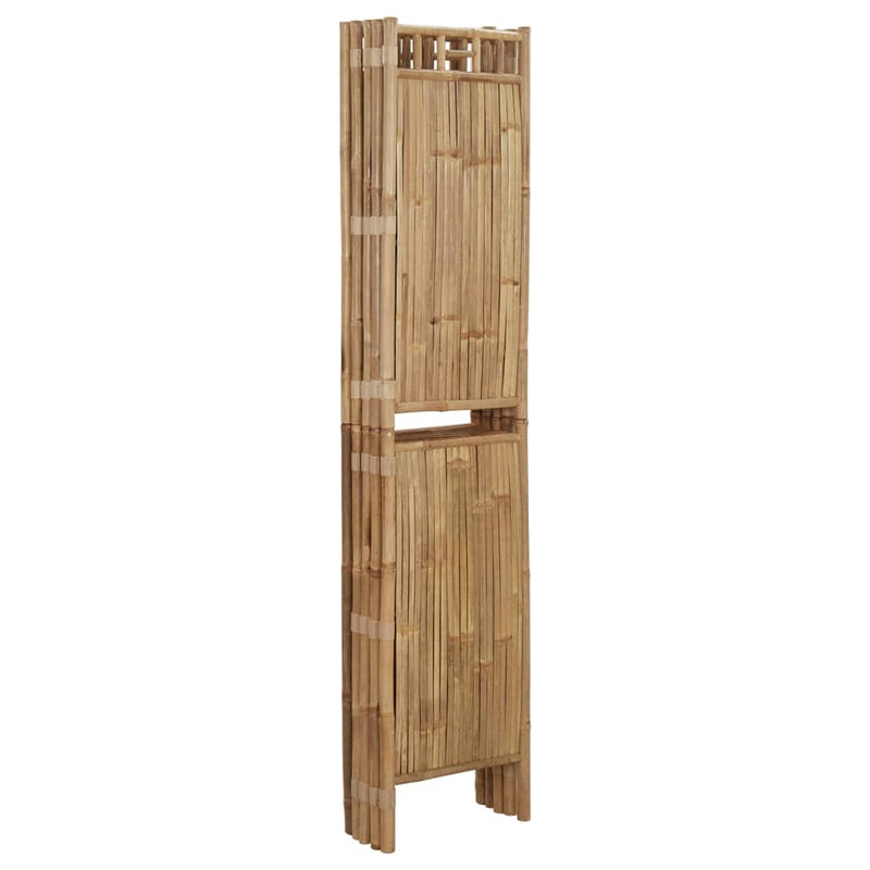 vidaXL 5 paneles bambusz paraván 200 x 180 cm