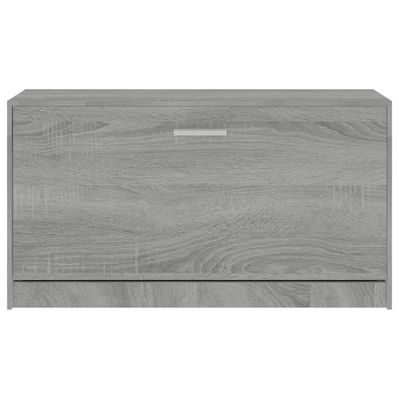 vidaXL szürke sonoma színű cipőtároló pad 80x24x45 cm
