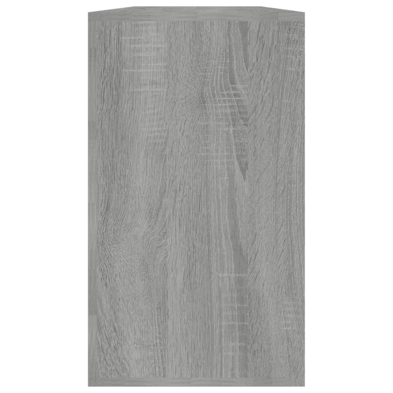 vidaXL szürke sonoma színű cipőtároló pad 80x24x45 cm