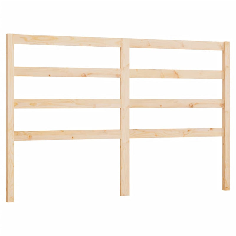 vidaXL tömör fenyőfa ágyfejtámla 126 x 4 x 100 cm