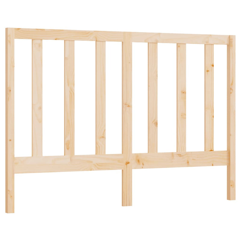 vidaXL tömör fenyőfa ágyfejtámla 126 x 4 x 100 cm