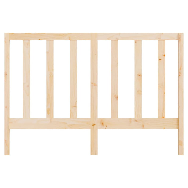 vidaXL tömör fenyőfa ágyfejtámla 126 x 4 x 100 cm