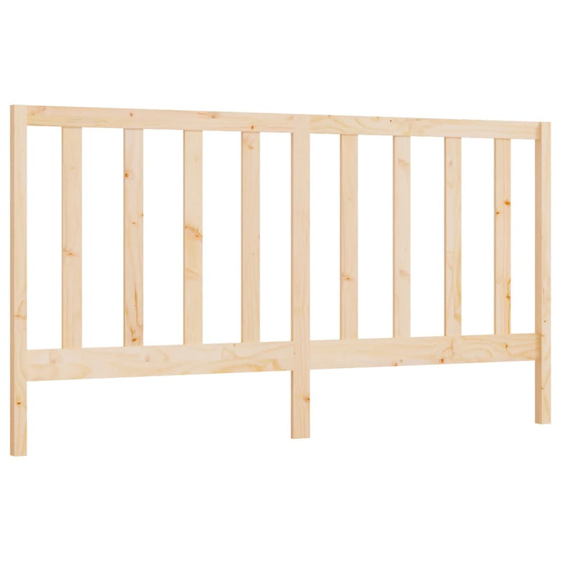 vidaXL tömör fenyőfa ágyfejtámla 206 x 4 x 100 cm