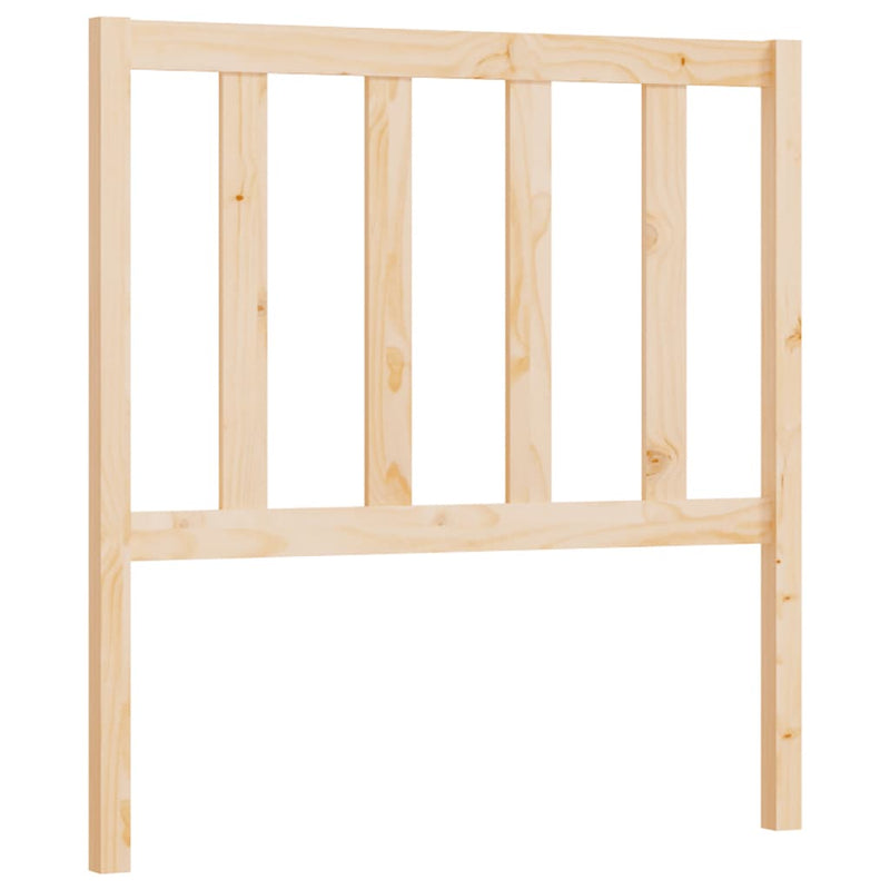 vidaXL tömör fenyőfa ágy fejtámla 106 x 4 x 100 cm