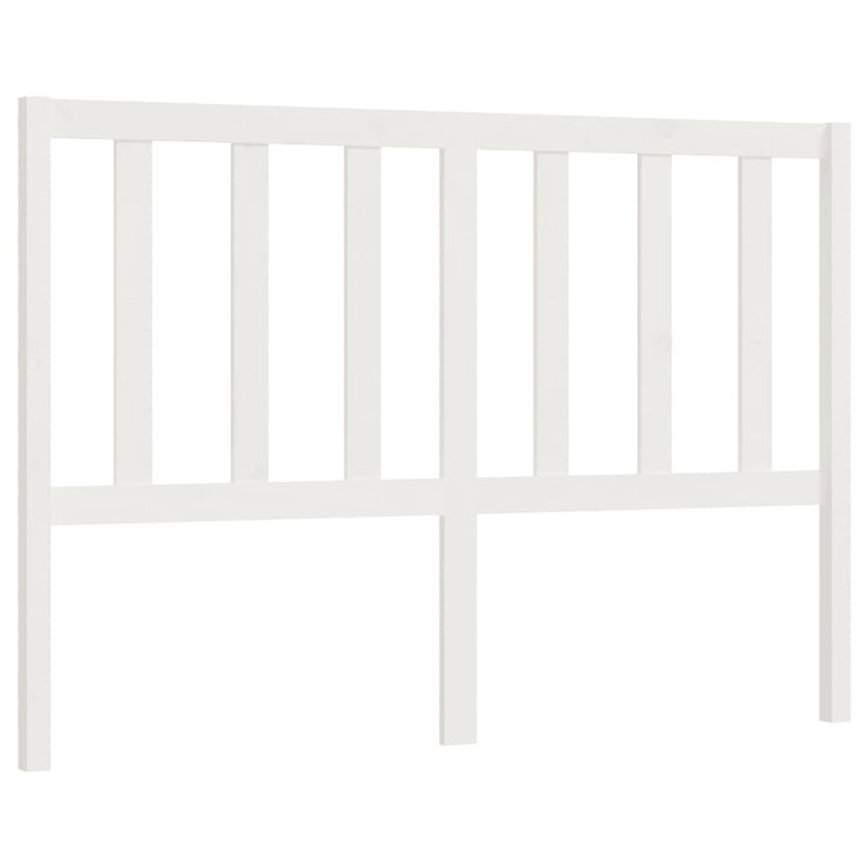 vidaXL fehér tömör fenyőfa ágyfejtámla 156 x 4 x 100 cm