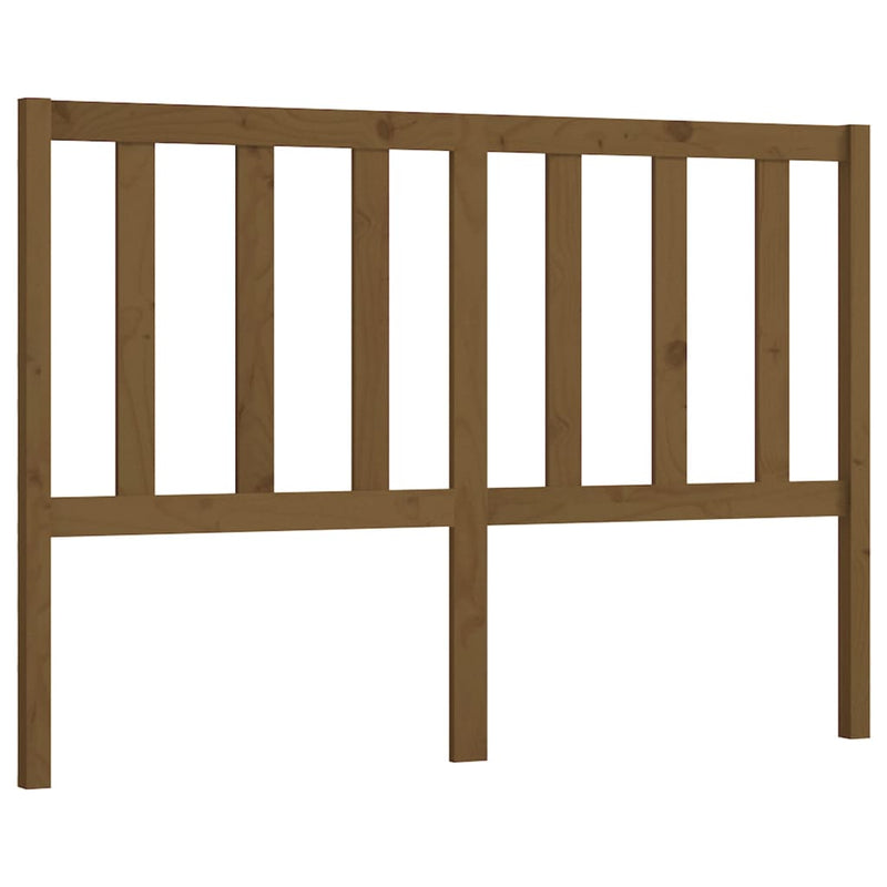 vidaXL mézbarna tömör fenyőfa ágyfejtámla 156 x 4 x 100 cm