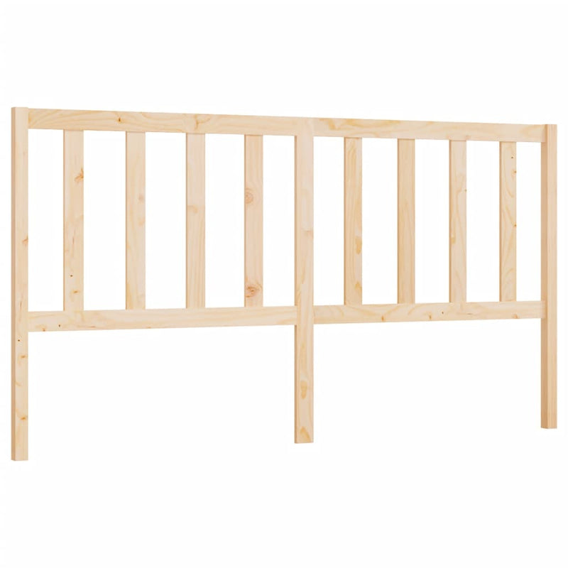vidaXL tömör fenyőfa ágyfejtámla 206 x 4 x 100 cm