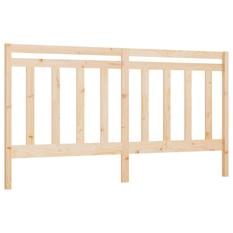 vidaXL tömör fenyőfa ágyfejtámla 206 x 4 x 100 cm