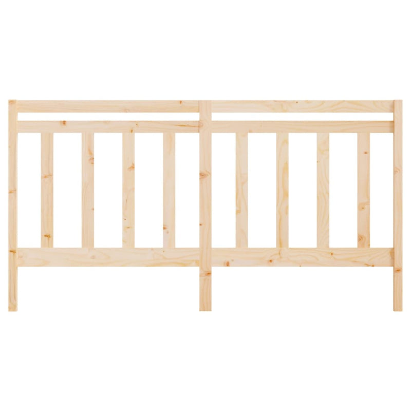 vidaXL tömör fenyőfa ágyfejtámla 206 x 4 x 100 cm