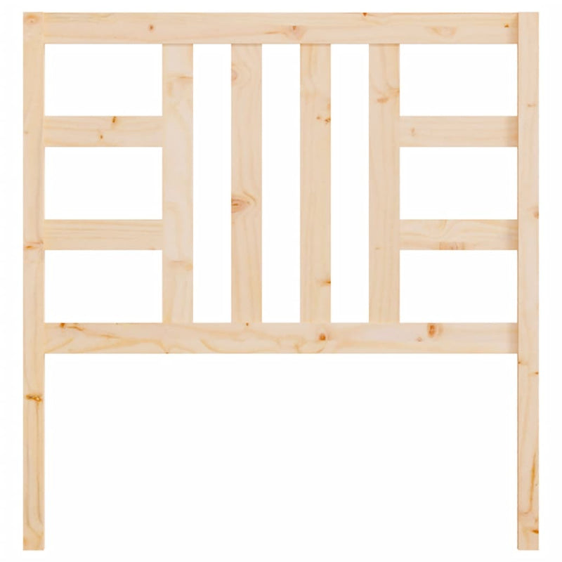 vidaXL tömör fenyőfa ágy fejtámla 106 x 4 x 100 cm