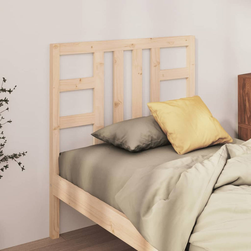 vidaXL tömör fenyőfa ágy fejtámla 106 x 4 x 100 cm