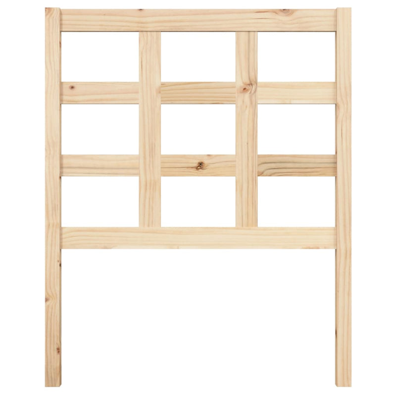 vidaXL tömör fenyőfa ágyfejtámla 80,5 x 4 x 100 cm