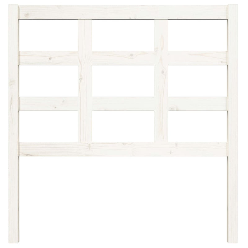 vidaXL fehér tömör fenyőfa ágyfejtámla 95,5 x 4 x 100 cm