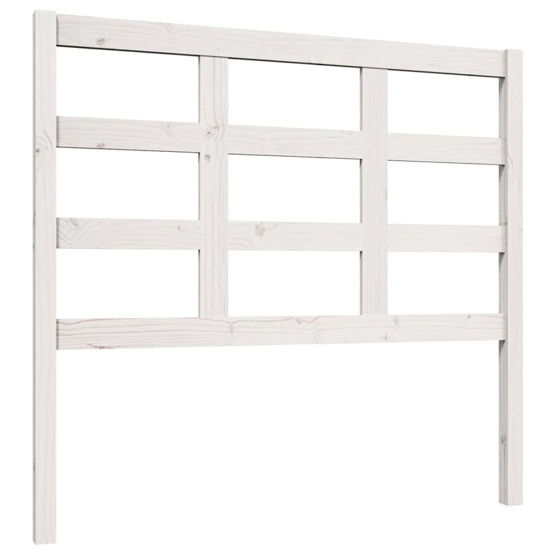 vidaXL fehér tömör fenyőfa ágyfejtámla 105,5x4x100 cm