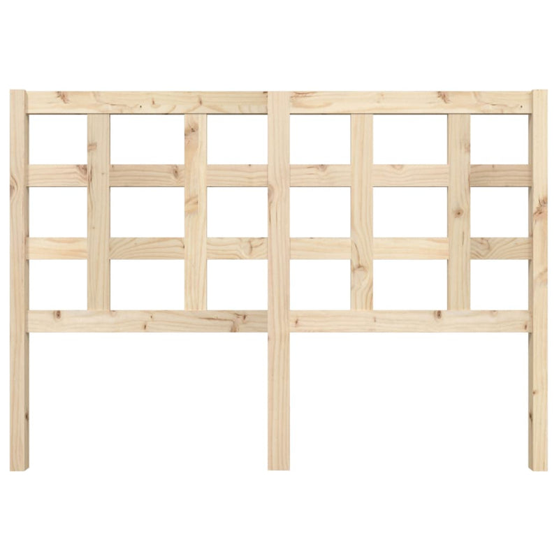 vidaXL tömör fenyőfa ágyfejtámla 140,5 x 4 x 100 cm