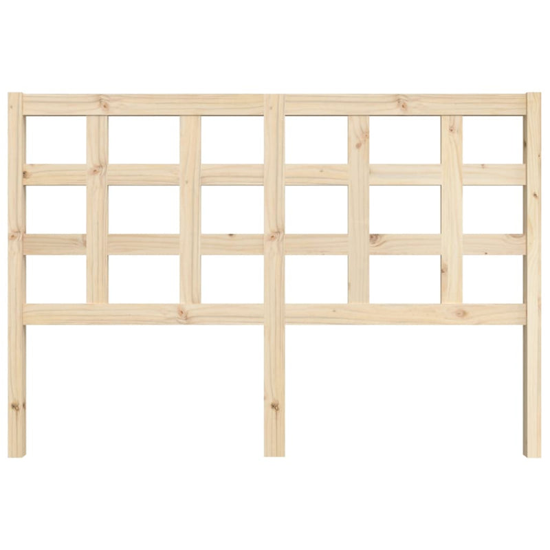 vidaXL tömör fenyőfa ágyfejtámla 145,5 x 4 x 100 cm