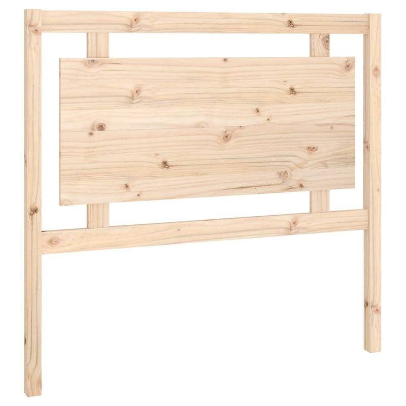 vidaXL tömör fenyőfa ágyfejtámla 105,5 x 4 x 100 cm