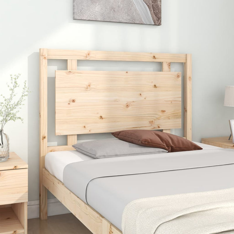 vidaXL tömör fenyőfa ágyfejtámla 105,5 x 4 x 100 cm