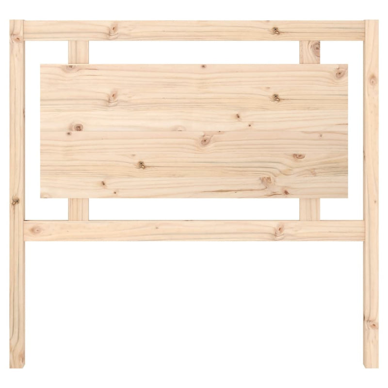vidaXL tömör fenyőfa ágyfejtámla 105,5 x 4 x 100 cm
