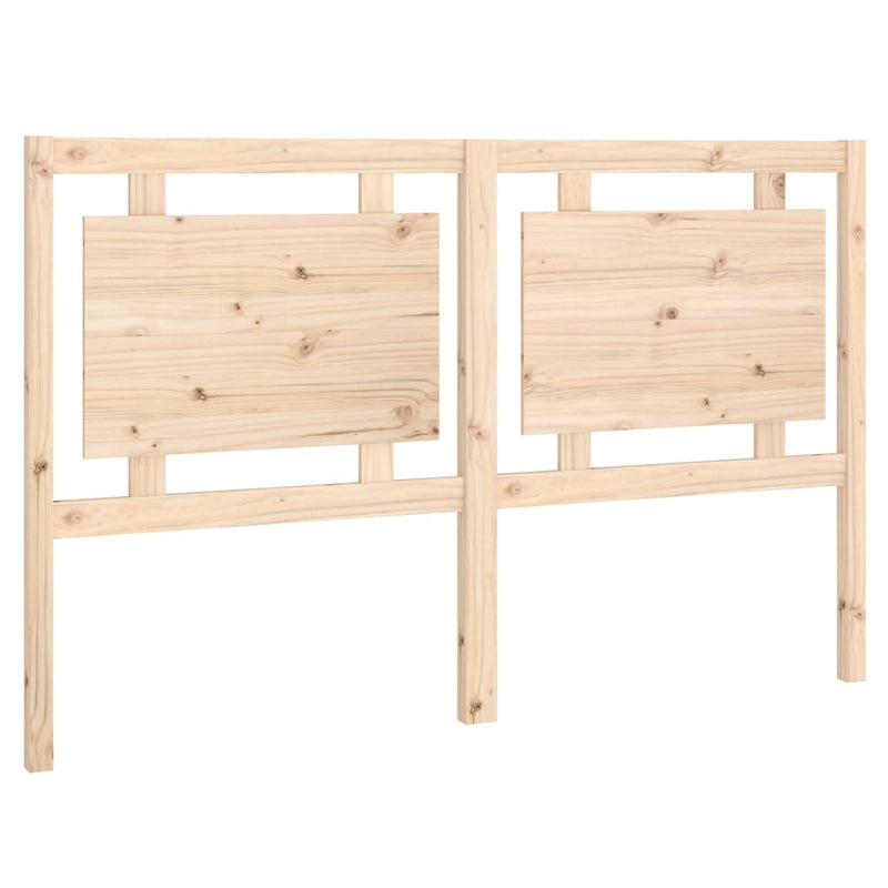 vidaXL tömör fenyőfa ágyfejtámla 155,5x4x100 cm
