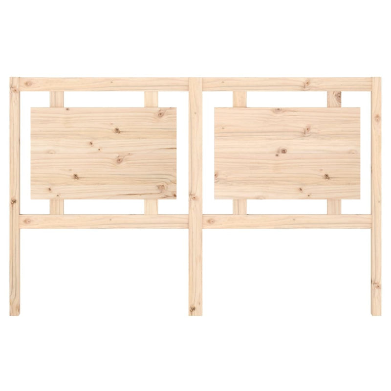 vidaXL tömör fenyőfa ágyfejtámla 155,5x4x100 cm