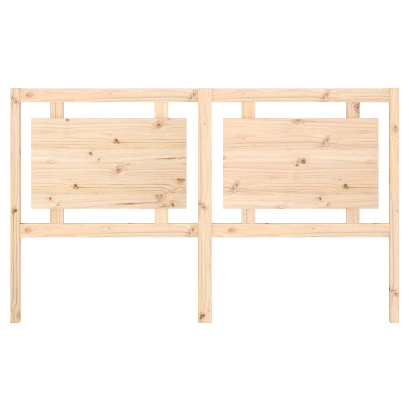 vidaXL tömör fenyőfa ágyfejtámla 165,5 x 4 x 100 cm