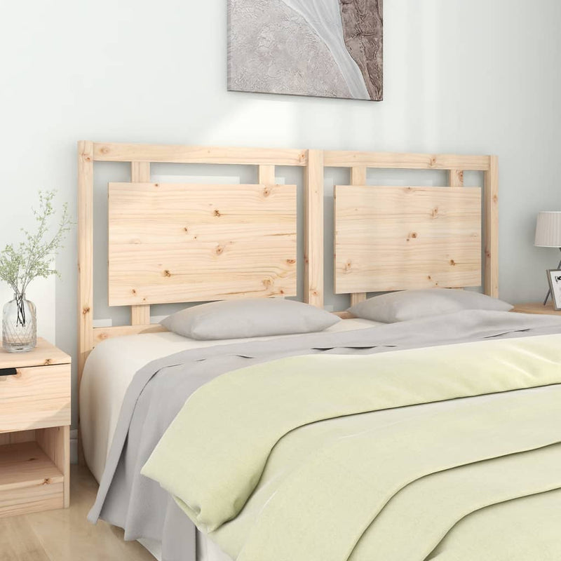 vidaXL tömör fenyőfa ágyfejtámla 165,5 x 4 x 100 cm