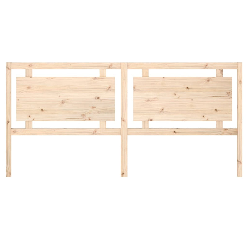vidaXL tömör fenyőfa ágyfejtámla 205,5 x 4 x 100 cm